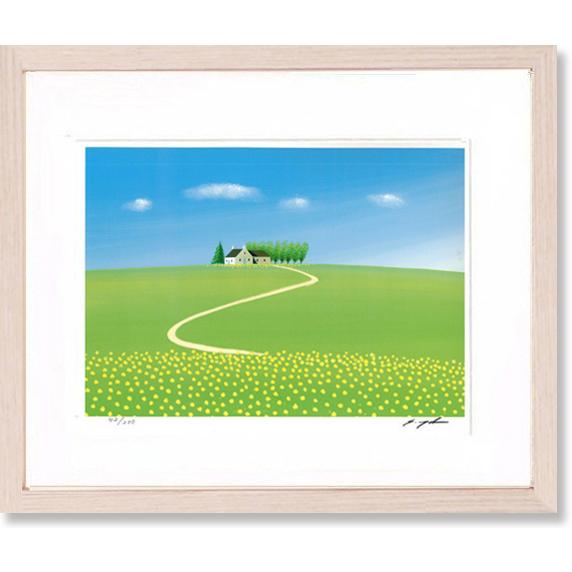 絵画 葉祥明 High land scape 版画 インテリア : 絵画生活 - 通販