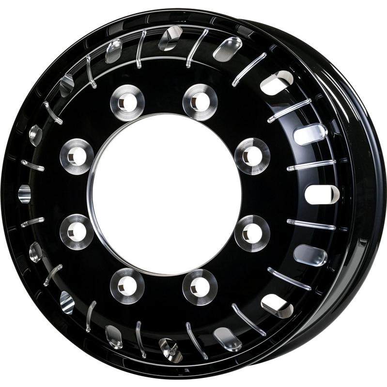 ☆法人名宛のみ☆ トラック / バス用 アルミホイール ブラックウルフ