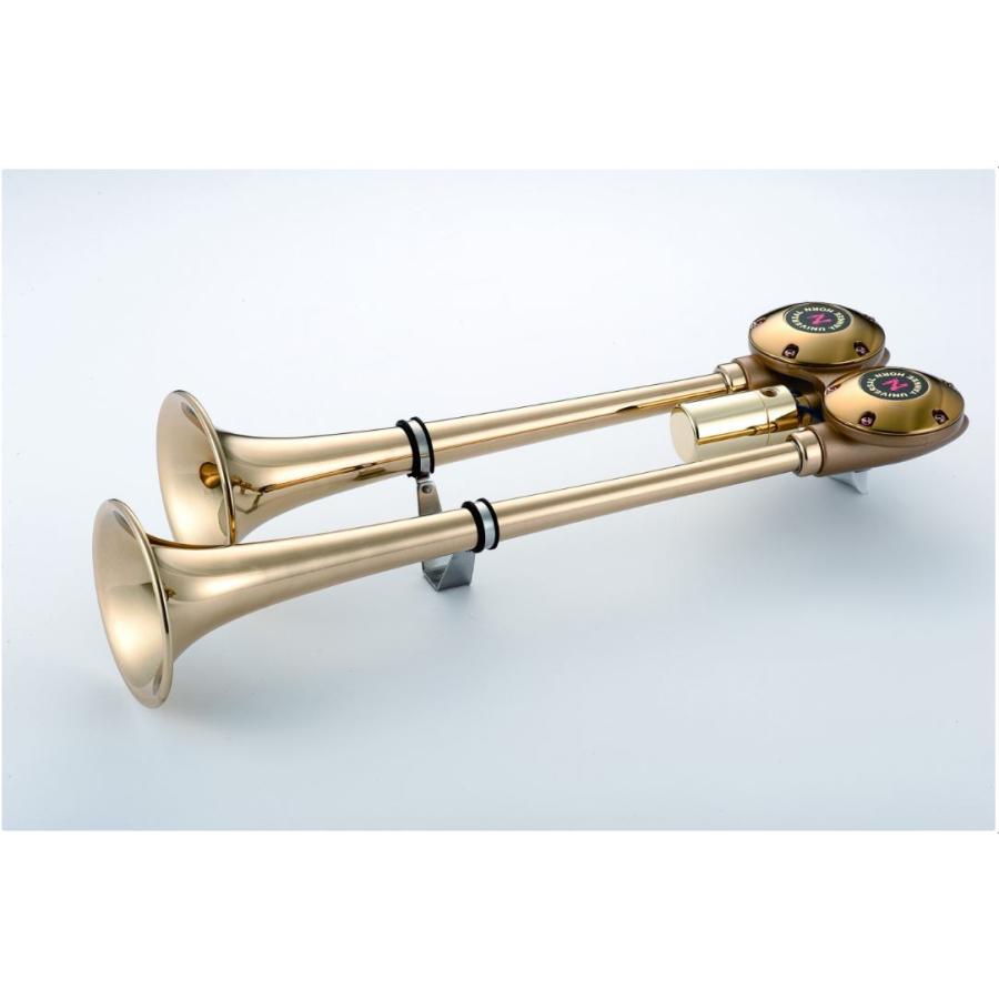 NIKKEN バトルロングヤンキー ホーン 真鍮 12V 24V各専用 トラック