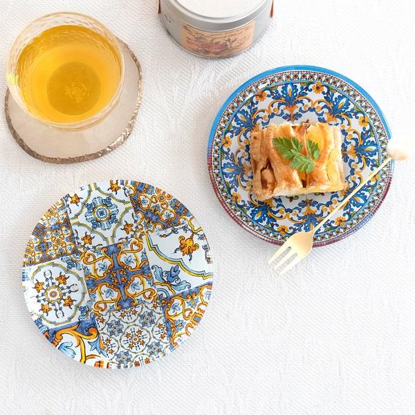 SALE ガラスプレート オリエンタル キッチン 食器 グラス 皿 ガラス皿