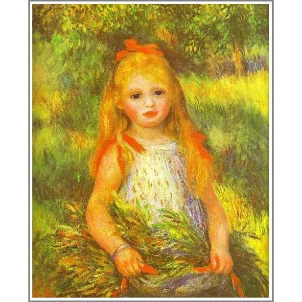 複製画 送料無料 絵画 油彩画 油絵 模写ルノアール（ルノワール