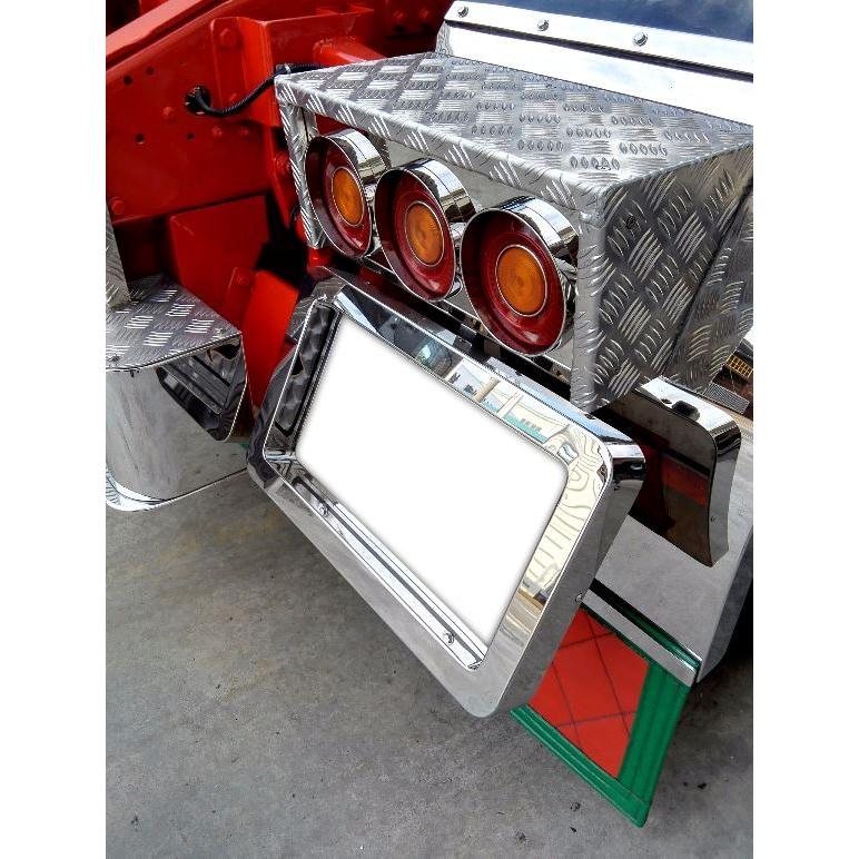 アートフレンド オリジナル ナンバー枠 角R 中型用 トラック AF222