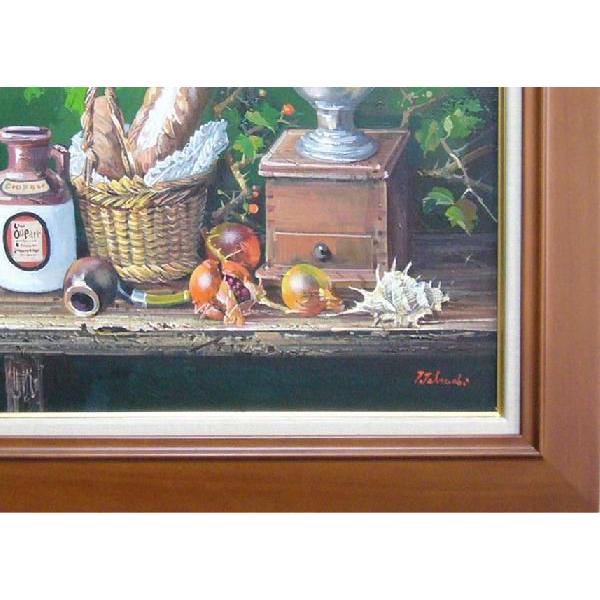 絵画 油絵 竹内敏彦 肉筆油絵 静物画 何時も有る物 F10 : アートフジ