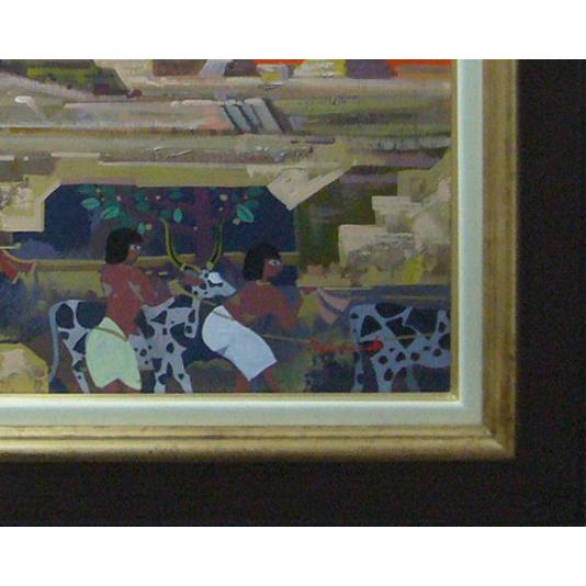 絵画 油絵 肉筆油絵 竹内敏彦 スインクス F20 送料無料 : アートフジ