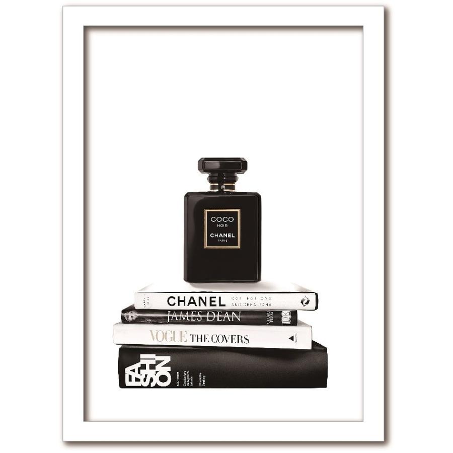 アートポスター ブランド 額入り A4 香水ボトル ココ シャネル 本 写真