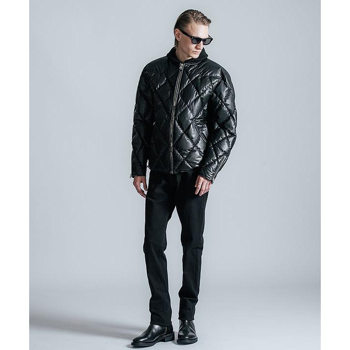 CRIMIE（クライミー） ジャケット CRIMIE DIAMOND QUILT LAMB LEATHER