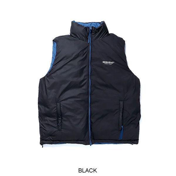 SALE セール シークエンズ ベスト SEQUENZ REVERSIBLE SYNTHETIC DOWN
