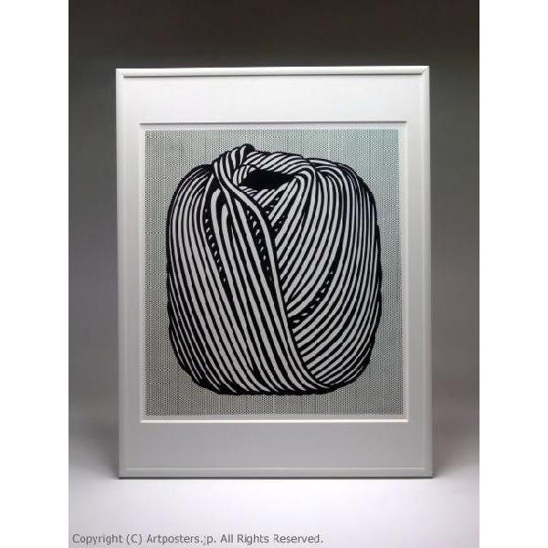 出荷区分B】ロイ・リキテンスタイン 毛糸玉 額付ポスター Roy