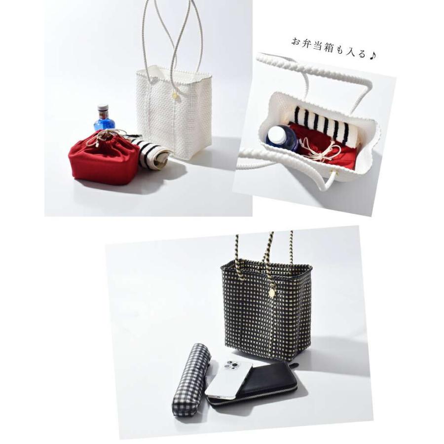 Letra（レトラ） メルカドバッグ スリムスタイル PLAIN MINI CHECK