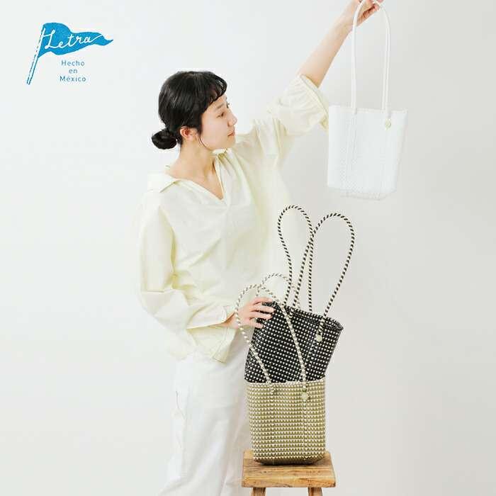 Letra（レトラ） メルカドバッグ スリムスタイル PLAIN MINI CHECK