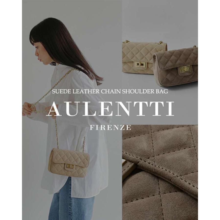 AULENTTI（オウレンティ） カウレザー チェーン ショルダーバッグ di