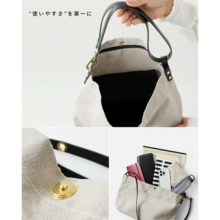 MARINEDAY（マリンデイ） リネン帆布 パラフィン 栃木レザー