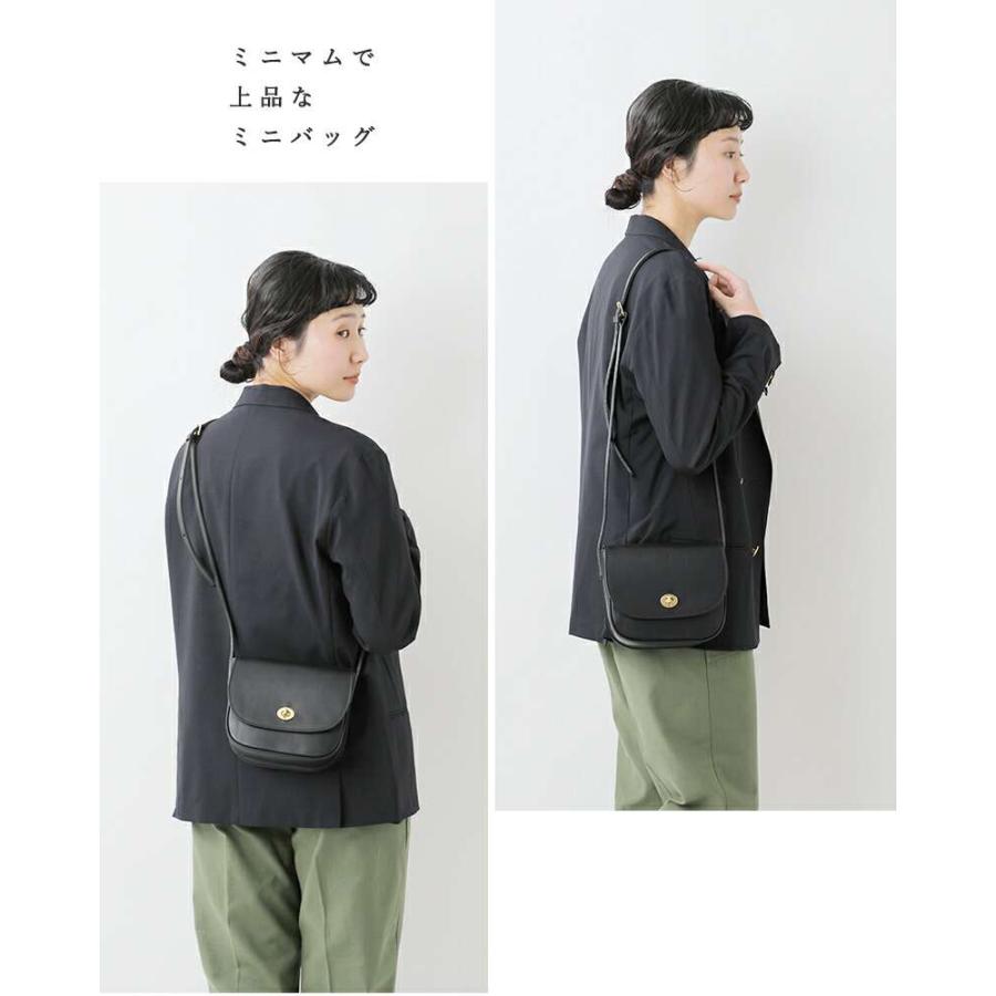 Mimi（ミミ） グレイン ベジタブル タンニンレザー ショルダーバッグ