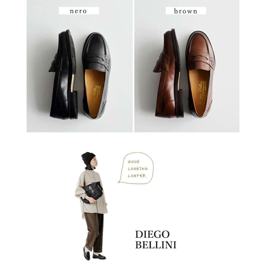 Diego Bellini（ディエゴベリーニ） DIEGO BELLINIフラット レザー