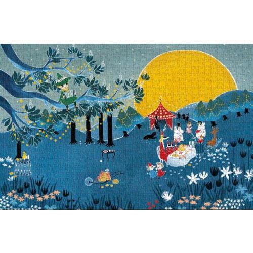 やのまん 【新品】ジグソーパズル ムーミン 月明りのパーティー 1000