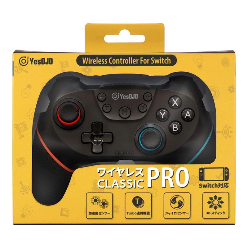 新品】Switch ワイヤレスコントローラー OJO Classic PRO