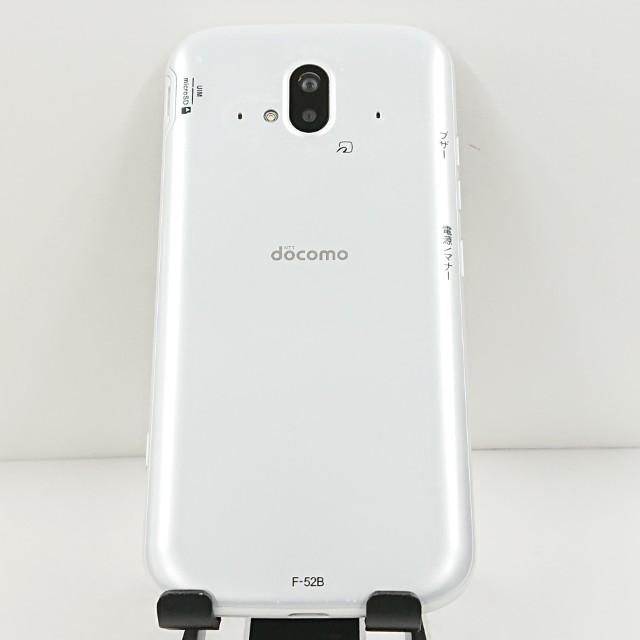 らくらくスマートフォン F-52B ドコモ ホワイト 送料無料 即決 本体