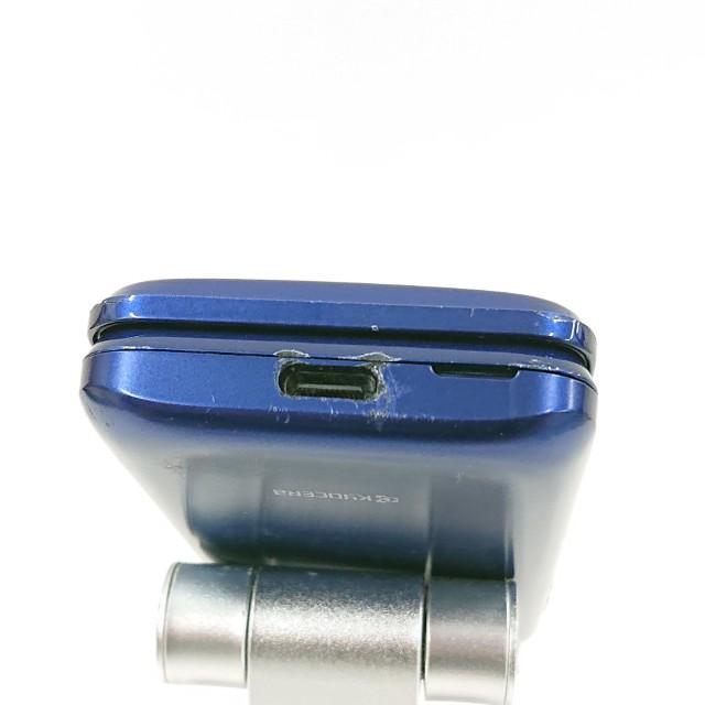 かんたんケータイ KYF41 au ロイヤルブルー 送料無料 即決 本体 c14477