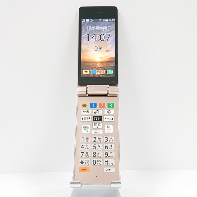 かんたん携帯10 NP807SH SoftBank ゴールド 送料無料 即決 本体 c14983