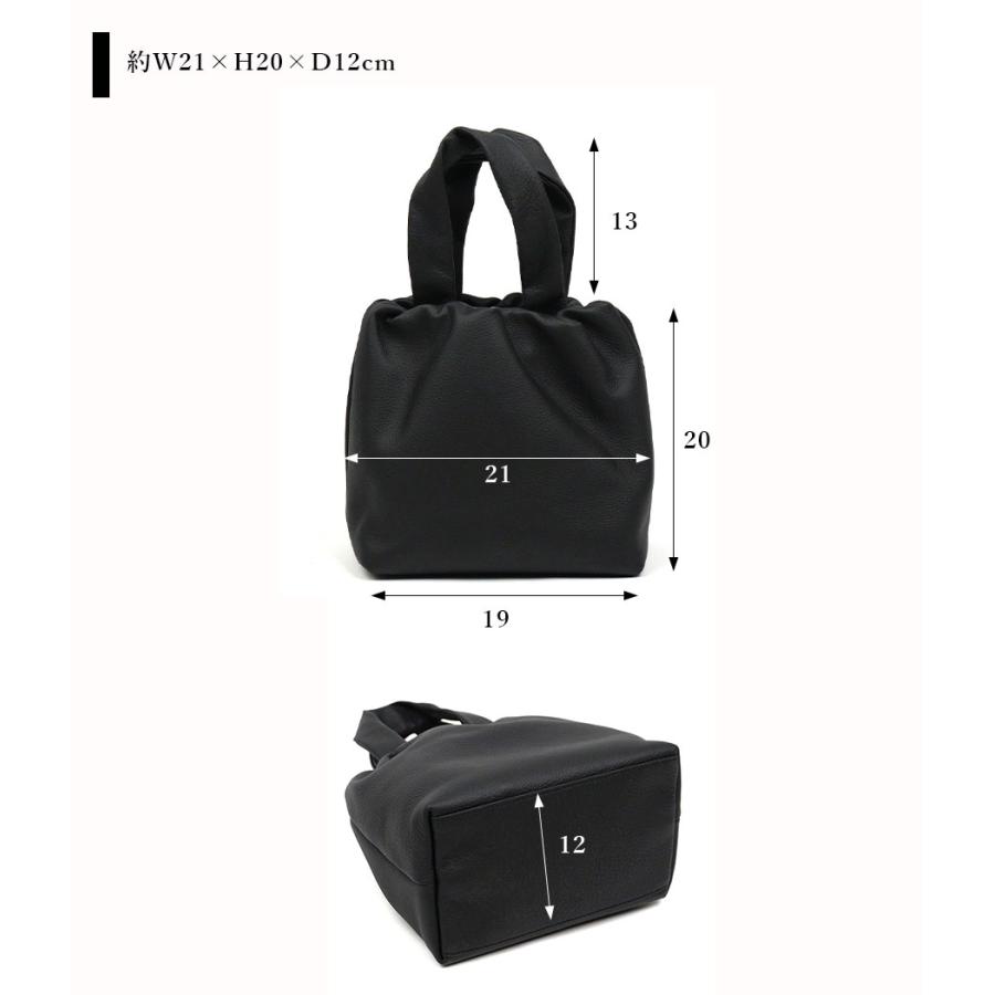 TIDEWAY（タイドウェイ） ミニトートバッグ ハンドバッグ 巾着 PUF