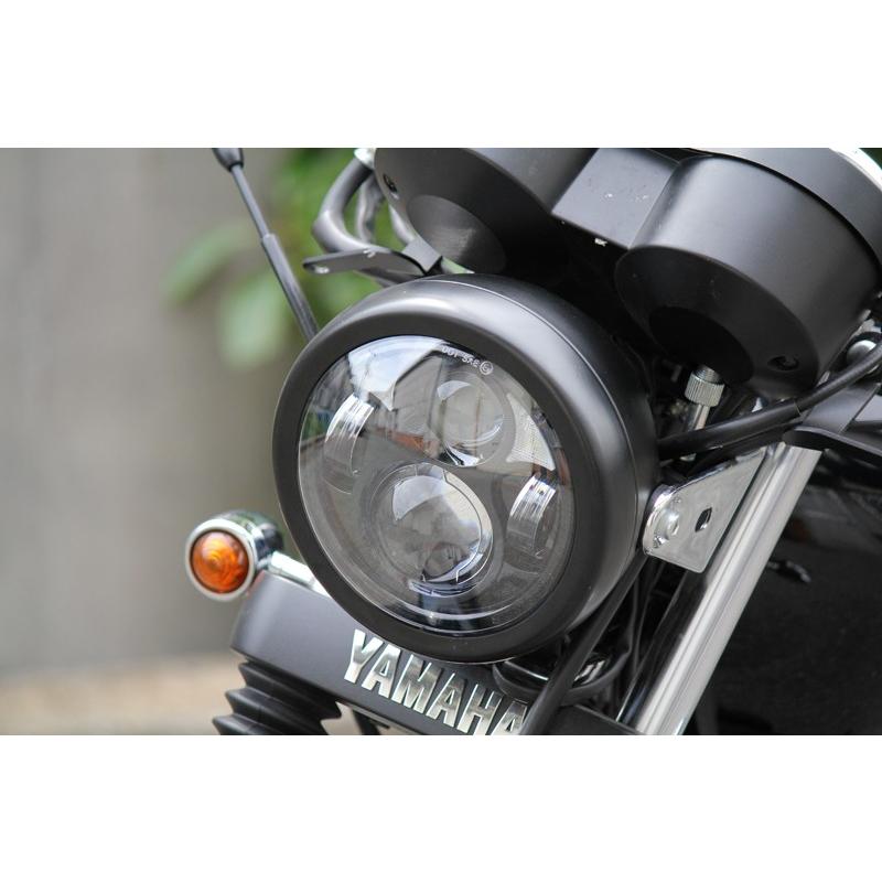 YB125SP専用プロジェクターLEDヘッドライト（ブラックモデル