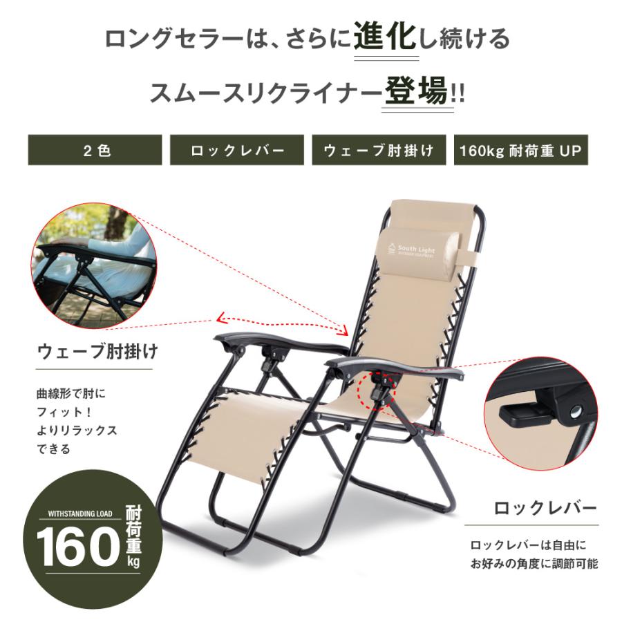 アウトドアチェア 軽量 折りたたみ ハイバック椅子3色 リクライニング