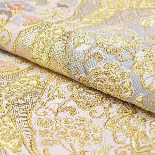 着物 帯 西陣 手織 本佐賀錦袋帯 亀甲正倉院紋 あすかや [商品番号