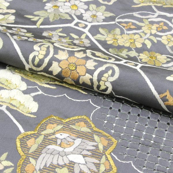 着物 帯 精緻縫い 祈繍工芸 汕頭刺繍 蘇州刺繍 袋帯 あすかや [商品