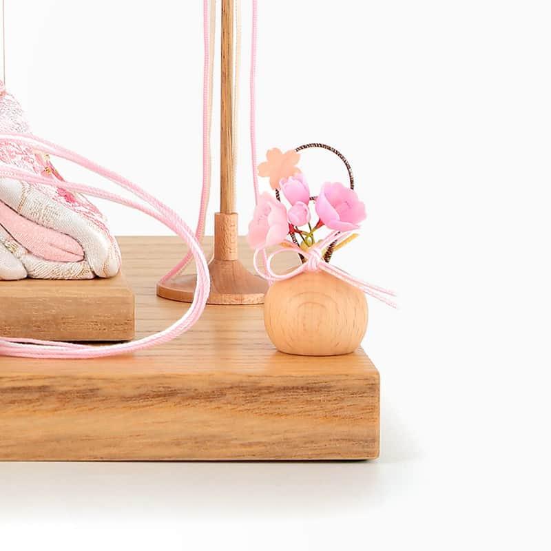 雛人形 コンパクト 一秀 ひな人形 木目込人形飾り 平飾り 親王飾り