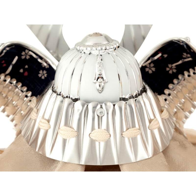 人形屋ホンポ 五月人形 コンパクト 兜ケース飾り 兜飾り ラウンド