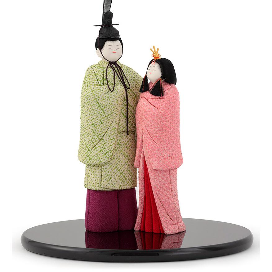 原孝洲 雛人形 コンパクト ひな人形 雛 木目込人形飾り ケース飾り