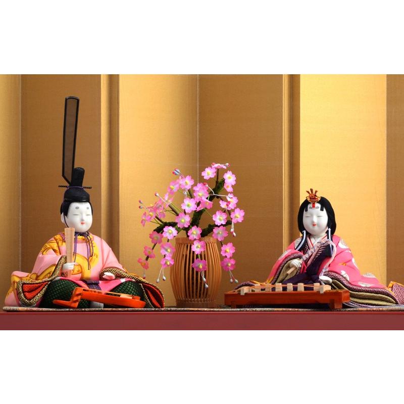 柿沼東光 雛人形 ひな人形 雛 平飾り 親王飾り 木目込み人形 柿沼東光