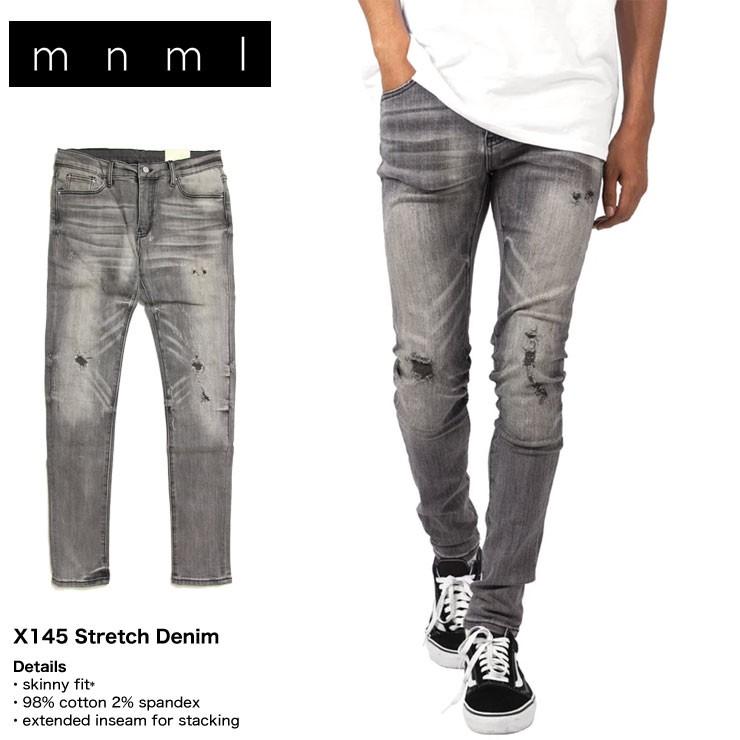mnml（ミニマル） 爆買 デニム スキニーパンツ スキニージーンズ