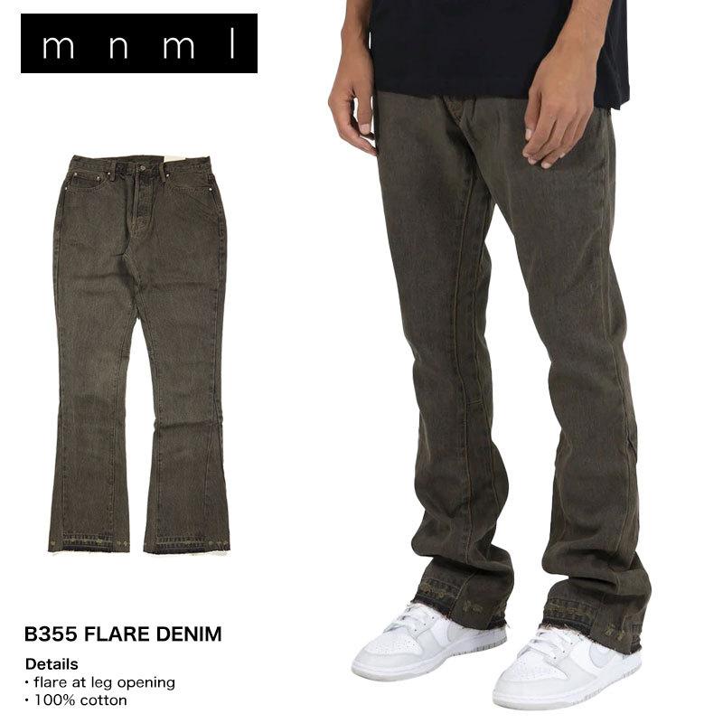mnml（ミニマル） 爆買 パンツ フレアパンツ デニムパンツ Gパン