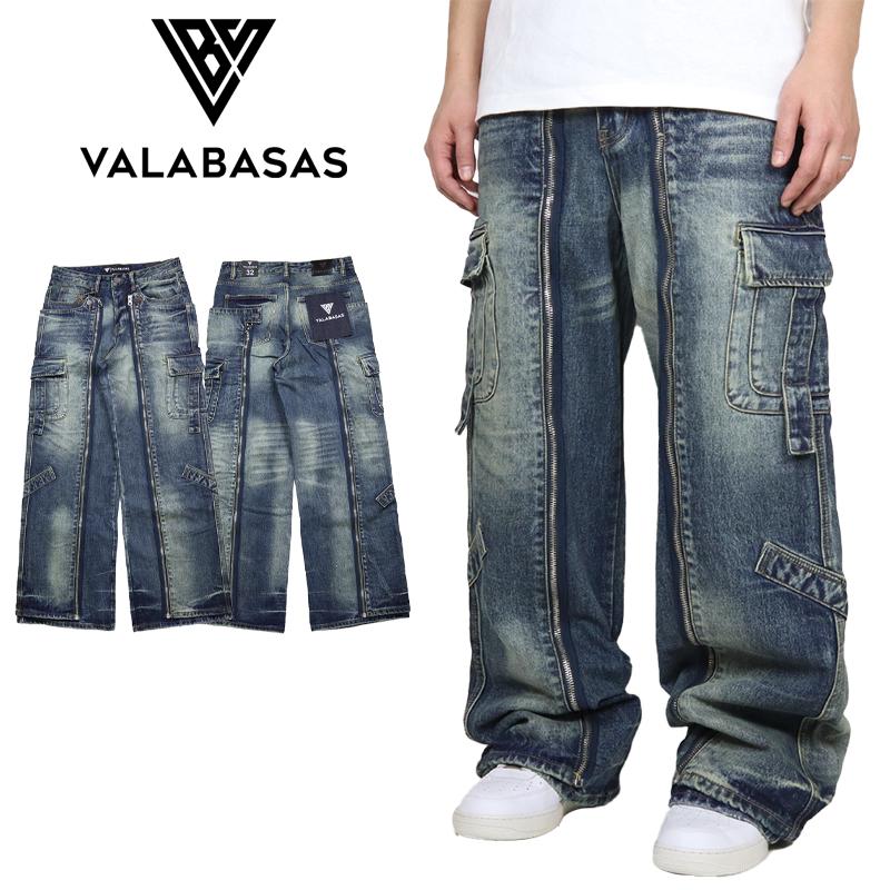 VALABASAS（ヴァラバサス） 爆買 バラバサス デニムパンツ バギー 太め