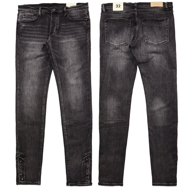 mnml（ミニマル） 爆買 デニムパンツ スキニー スリム 裾ジップ Gパン