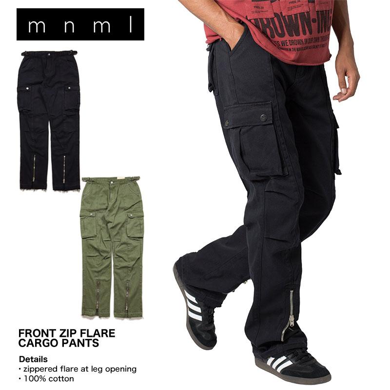 mnml（ミニマル） 爆買 カーゴパンツ フレア ブーツカット ストレート