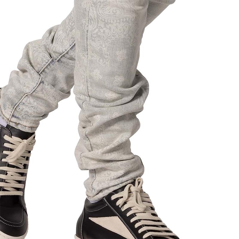 mnml（ミニマル） 爆買 デニムパンツ スキニー ダメージ メンズ