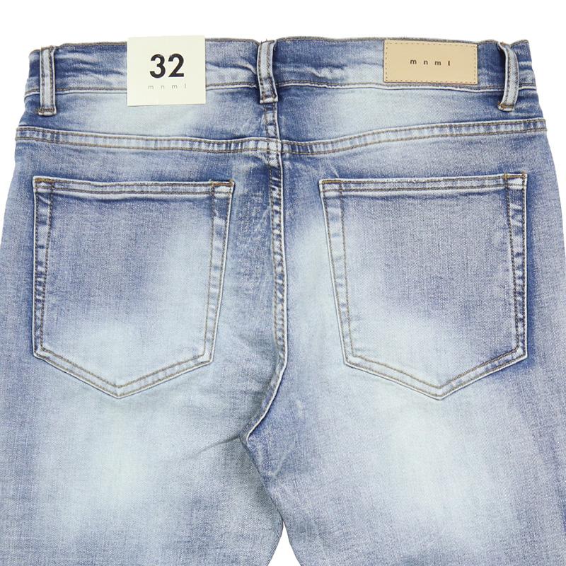 mnml（ミニマル） 爆買 デニムパンツ フレア スキニー ダメージ メンズ