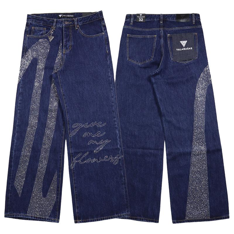 VALABASAS（ヴァラバサス） 爆買 バラバサス デニムパンツ フレア