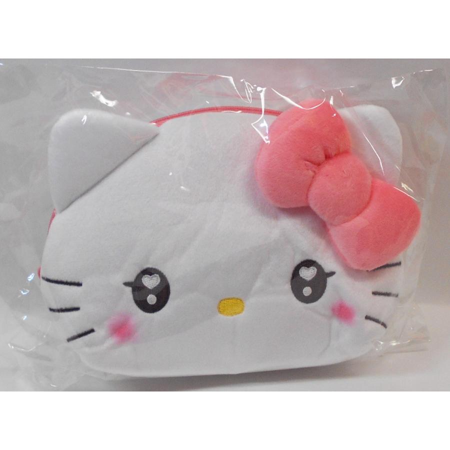 Hello kitty ぬいぐるみシェル型フェイスポーチ サンリオ