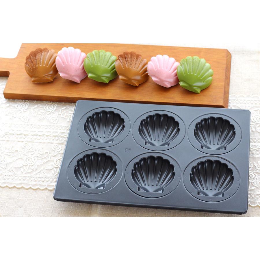 クオカ 新品 ホタテ型製菓型6個 クオカ 使用品 マドレーヌ型8個 クオカ