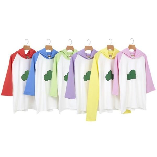 即納可能】【新品】おそ松さん ラグラン松パーカー Mサイズ/Lサイズ