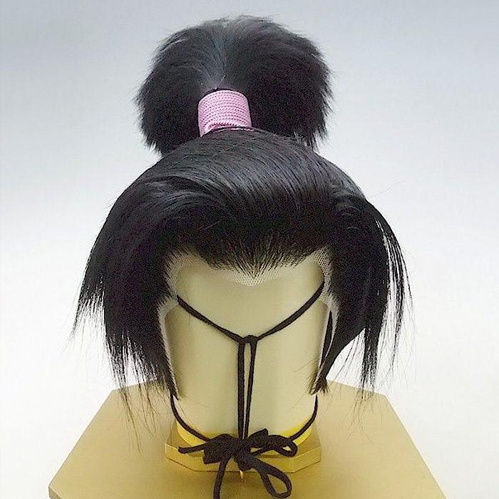 舞台用 かつら 宮本武蔵 LL 舞台 時代劇 ちょんまげ 丁髷 鬘 本