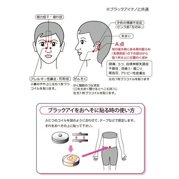 丸山式コイル ブラックアイ ナノ 6個入 電磁波防止グッズ 電磁波対策