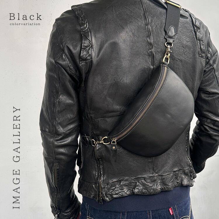 ボディバッグ メンズ レディース レザー 本革 コンパクト ミニ