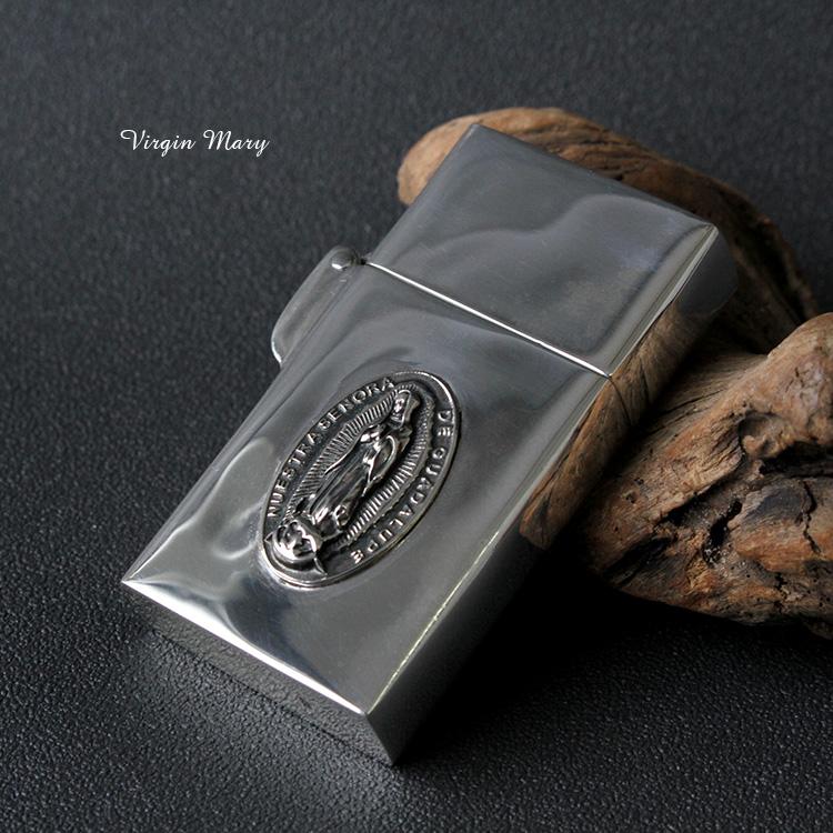 ZIPPO ライター オイルライター シルバー925 アーマージッポー マリア