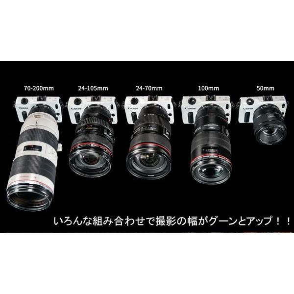 マウント変換アダプター Canon EOS-M用 EF/EF-SからEF-Mに変換可能