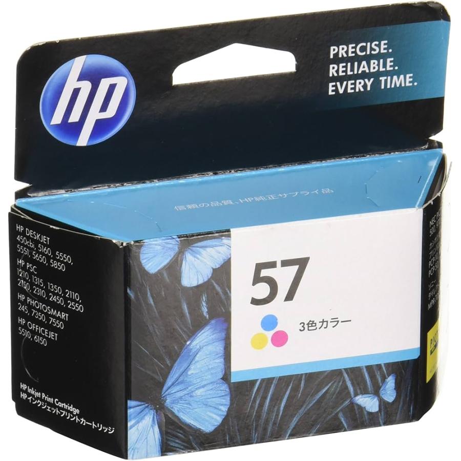 エイチピー HP57 純正品 3色カラーインク C6657AA003 psc1210 1315