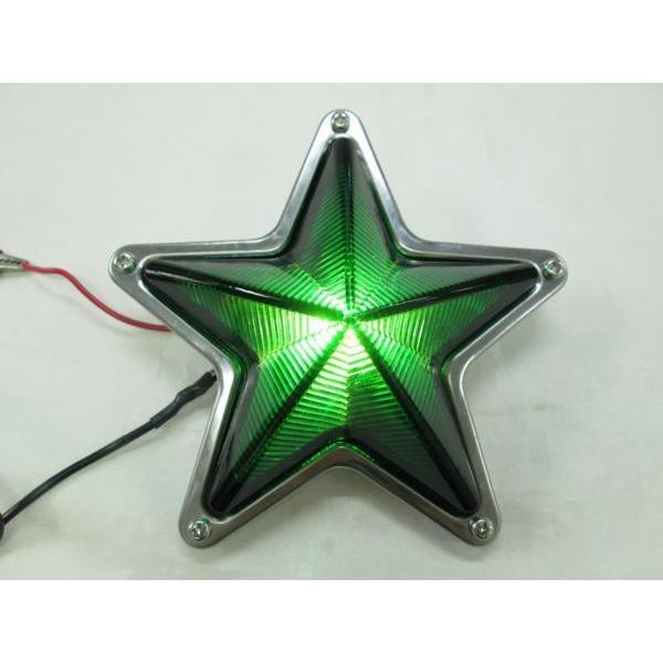 特大星型マーカーランプ 145mmφ グリーン（緑） ガラスレンズ 24V10W